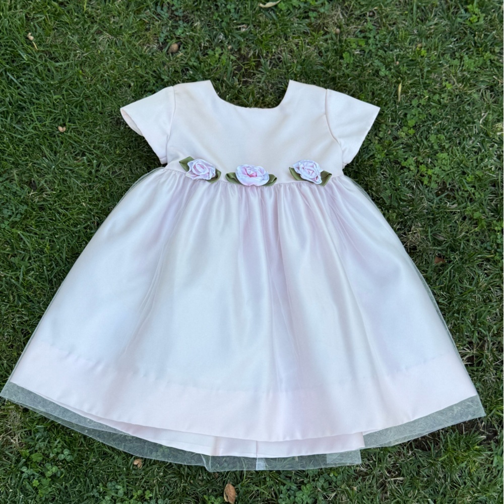 Vintage Sylvia Whyte Flower Girl Dress